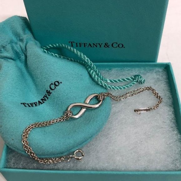 Tiffany & Co. Jewelry - NWB Authentic Tiffany & Co. Infinity Double Chain Bracelet